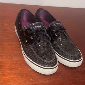 Women’s Sperry boat shoes 7.5 black